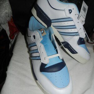 Adidas Originals Men's Rivalry 86 Low Shoes Cloud White/Clear Blue/🆕⌚📦🏃💨🚚